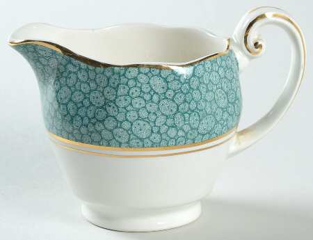 Garden (Aqua Border) Mini Creamer