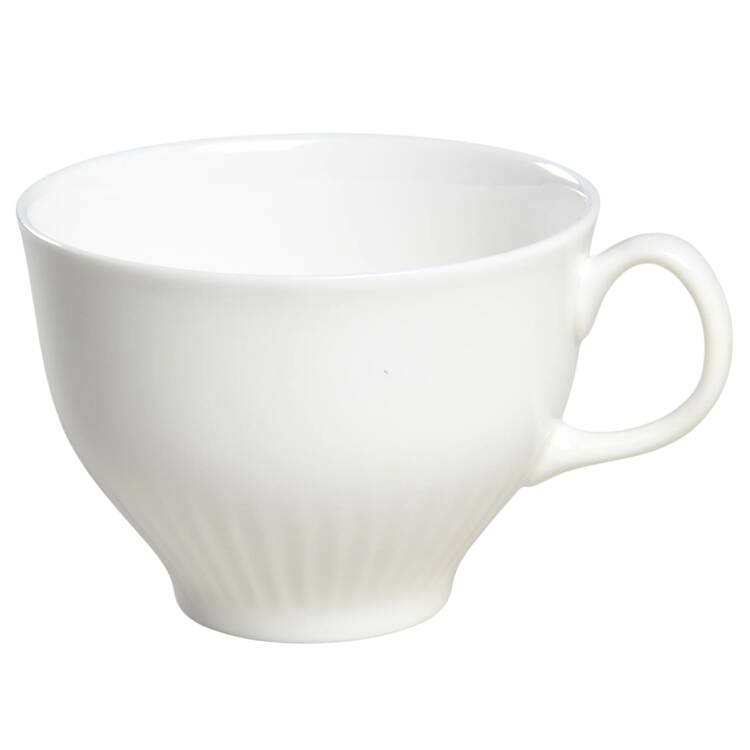 Galaxie White Flat Cup
