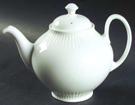 Galaxie White Teapot & Lid