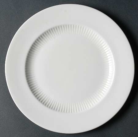 Galaxie White Luncheon Plate