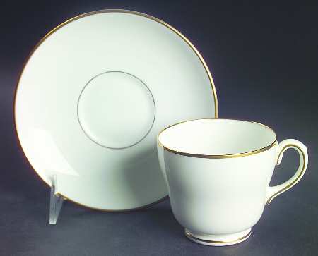 Gloucester (Rim) Footed Cup & Saucer Set