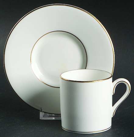 Gloucester (Rim) Bond Shape Demitasse Cup and Saucer Set