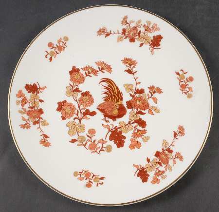 Golden Cockerel Cake Plate