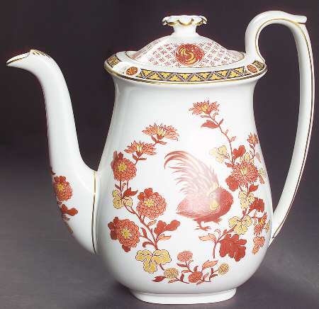 Golden Cockerel Coffee Pot & Lid