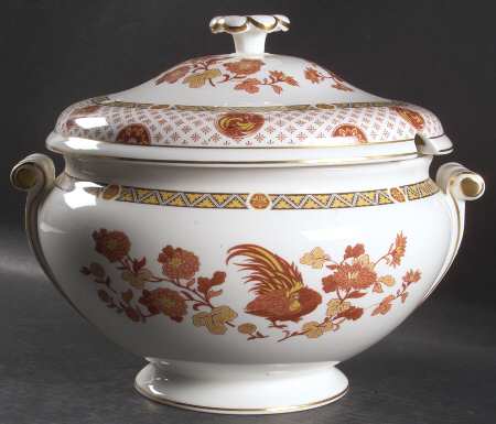 Golden Cockerel Tureen &  Lid