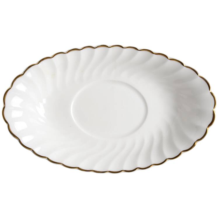 Gold Chelsea Underplate for Gravy Boat