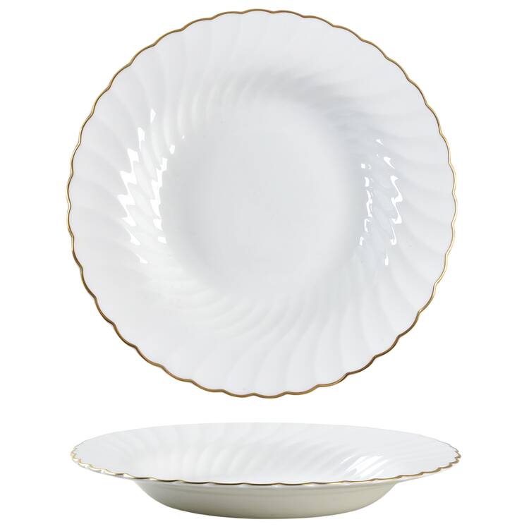Gold Chelsea Rim Soup Bowl by Wedgwood
