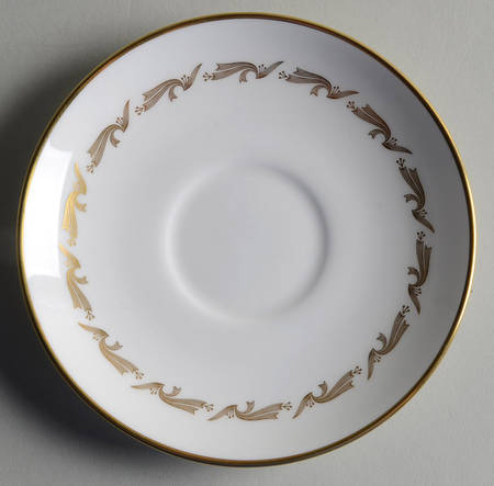 Golden Fleece Saucer for Peony Shape Footed Cup