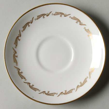 Golden Fleece Saucer for Leigh Shape Footed Cup