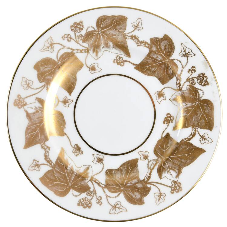 Golden Ivy Bread & Butter Plate