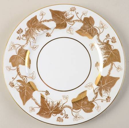 Golden Ivy Luncheon Plate