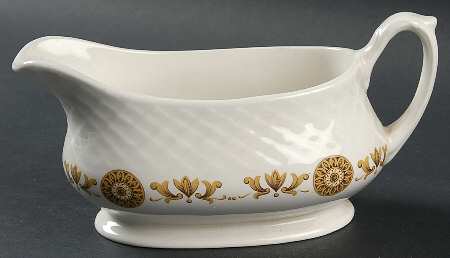 Gold Medallion Gravy Boat