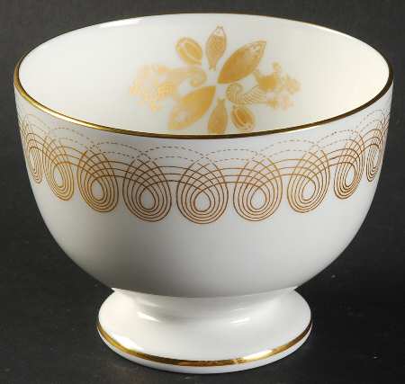 Golden Persephone Open Sugar Bowl