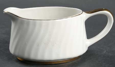 Golden Swirl Gravy Boat