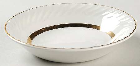 Golden Swirl Fruit/Dessert (Sauce) Bowl