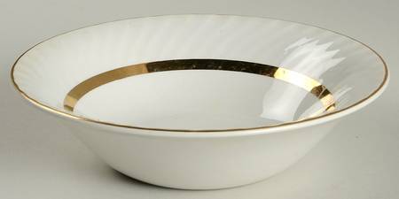 Golden Swirl Coupe Cereal Bowl