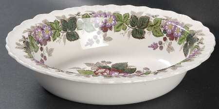 Gratewood 9" Oval Vegetable Bowl