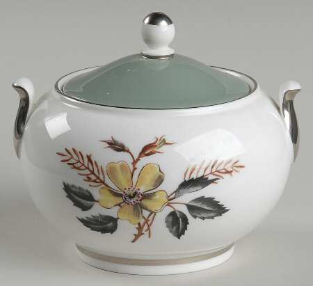 Greenwood (Bone) Sugar Bowl & Lid