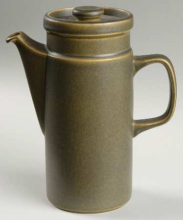 Greenwood (Earthenware) Mini Coffee Pot & Lid