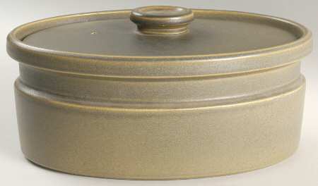Greenwood (Earthenware) 2 Quart Oval Covered Casserole