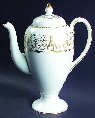 Grecian Gold Coffee Pot & Lid