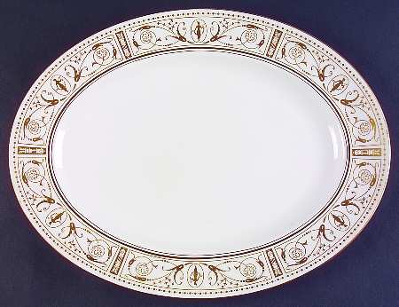 Grecian Gold 15" Oval Serving Platter
