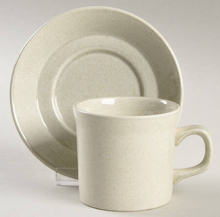 Greystone Flat Demitasse Cup & Saucer Set