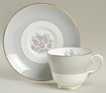 Grey Friar Pink Footed Cup & Saucer Set