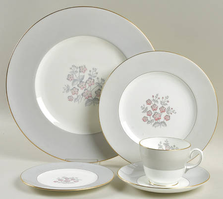Grey Friar Pink 5 Piece Place Setting