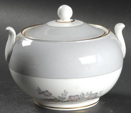 Grey Friar Pink 146 Shape Sugar Bowl & Lid