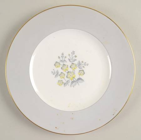 Grey Friar Yellow Salad Plate