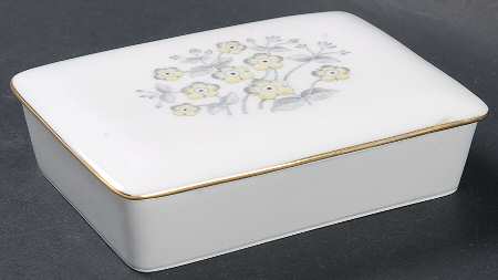 Grey Friar Yellow Cigarette Box & Lid