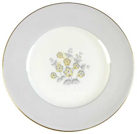 Grey Friar Yellow Bread & Butter Plate