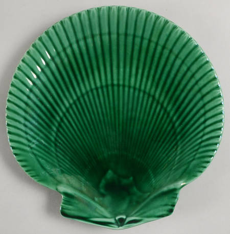 Green Glaze Salad Plate