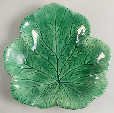 Green Glaze Salad Plate