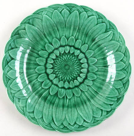 Green Glaze Salad Plate