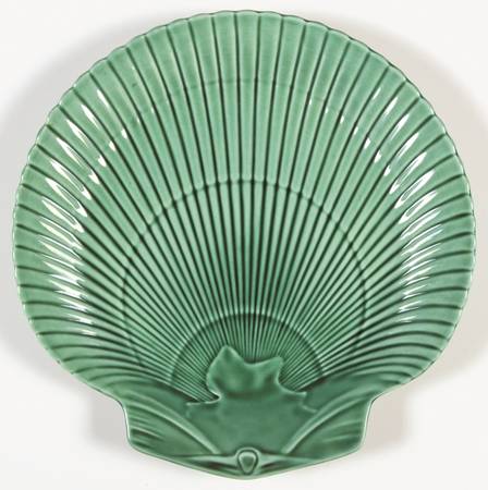 Green Glaze Luncheon Plate