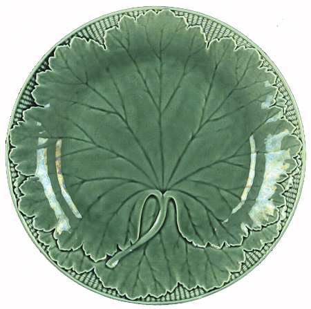 Green Glaze Salad Plate