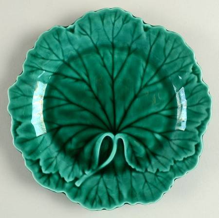 Green Glaze Salad Plate