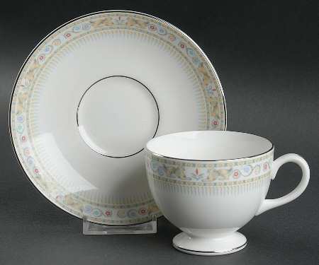 Griffons Footed Cup & Saucer Set