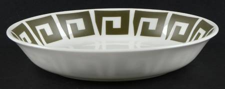 Green Keystone Coupe Soup Bowl