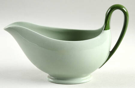 Green Opal Gravy Boat