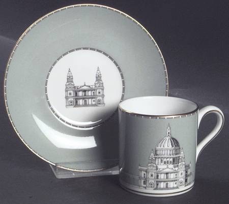 Grand Tour Bond Shape Demitasse Cup and Saucer Set