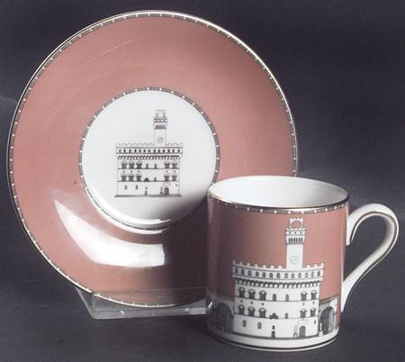 Grand Tour Bond Shape Demitasse Cup and Saucer Set