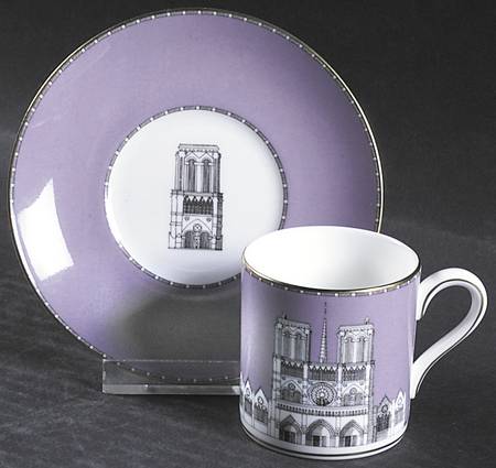 Grand Tour Bond Shape Demitasse Cup and Saucer Set