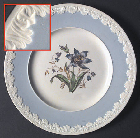 Hampton Court (Blue Rim) by Wedgwood