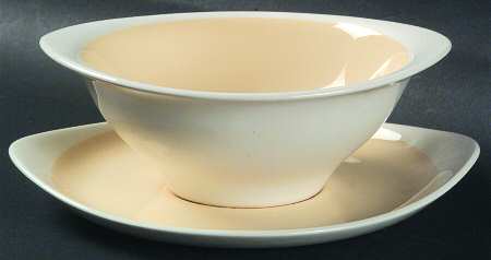 Harvest Moon Flat Cream Soup Bowl & Saucer Set