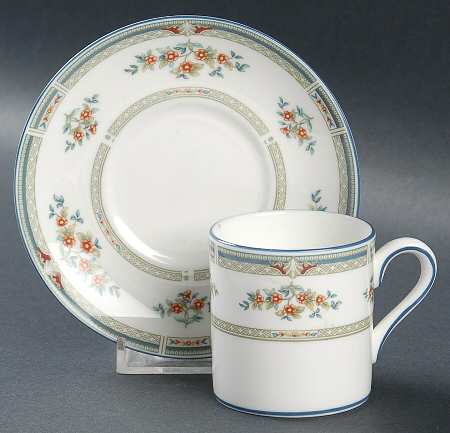 Hampshire Bond Shape Demitasse Cup and Saucer Set