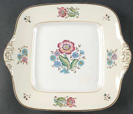 Harewood Square Handled Cake Plate