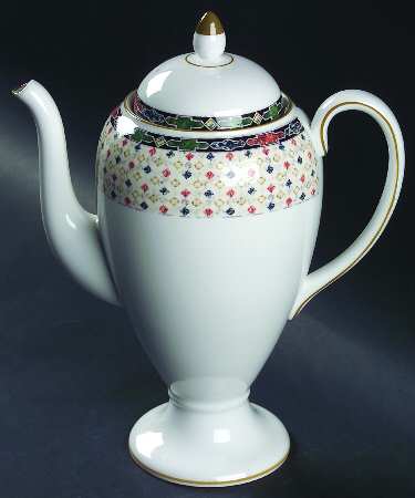 Harlequin Coffee Pot & Lid